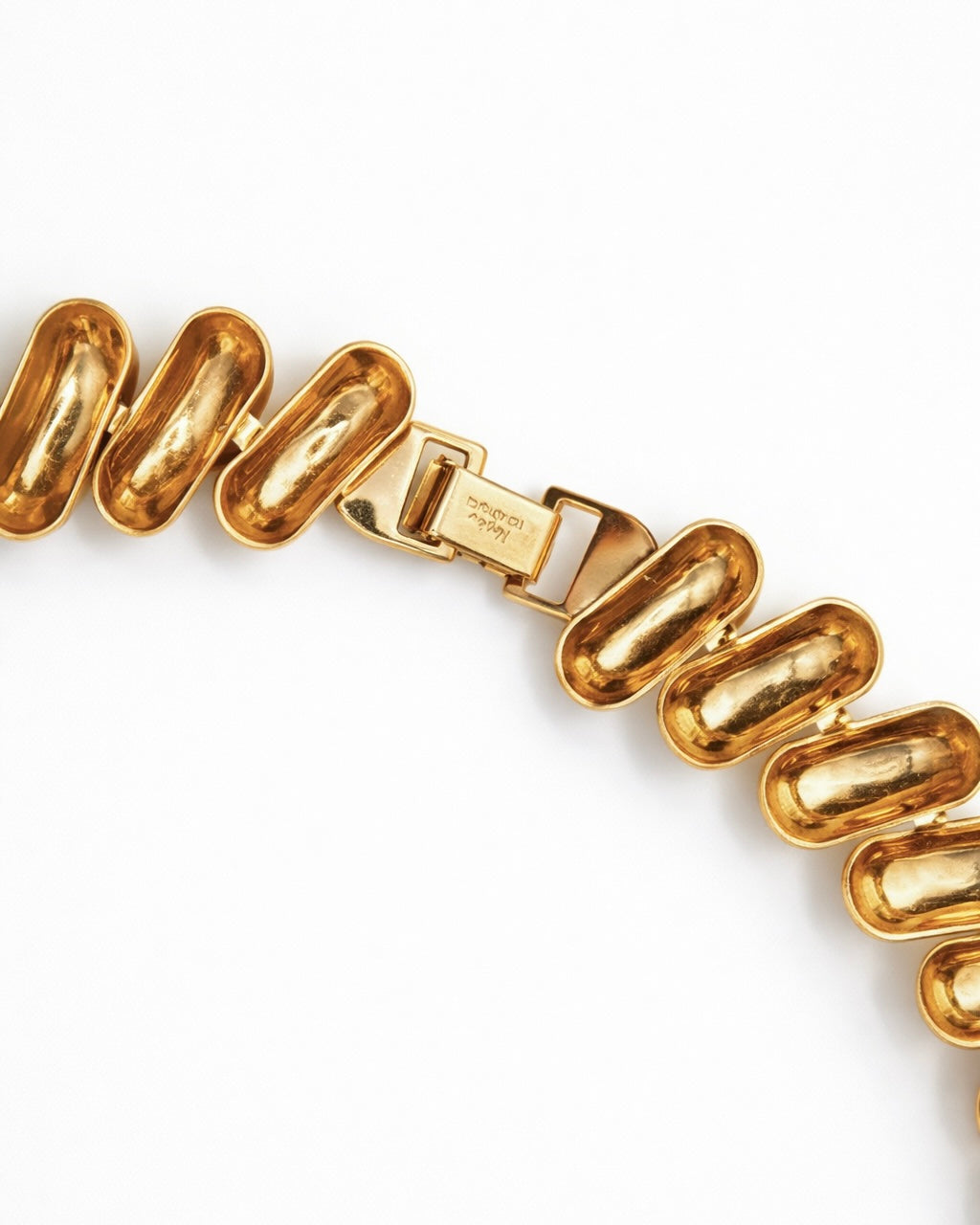 NAPIER VINTAGE GOLD-TONE COLLAR NECKLACE