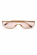 CHANEL VINTAGE GOLD-TONE SUNGLASSES
