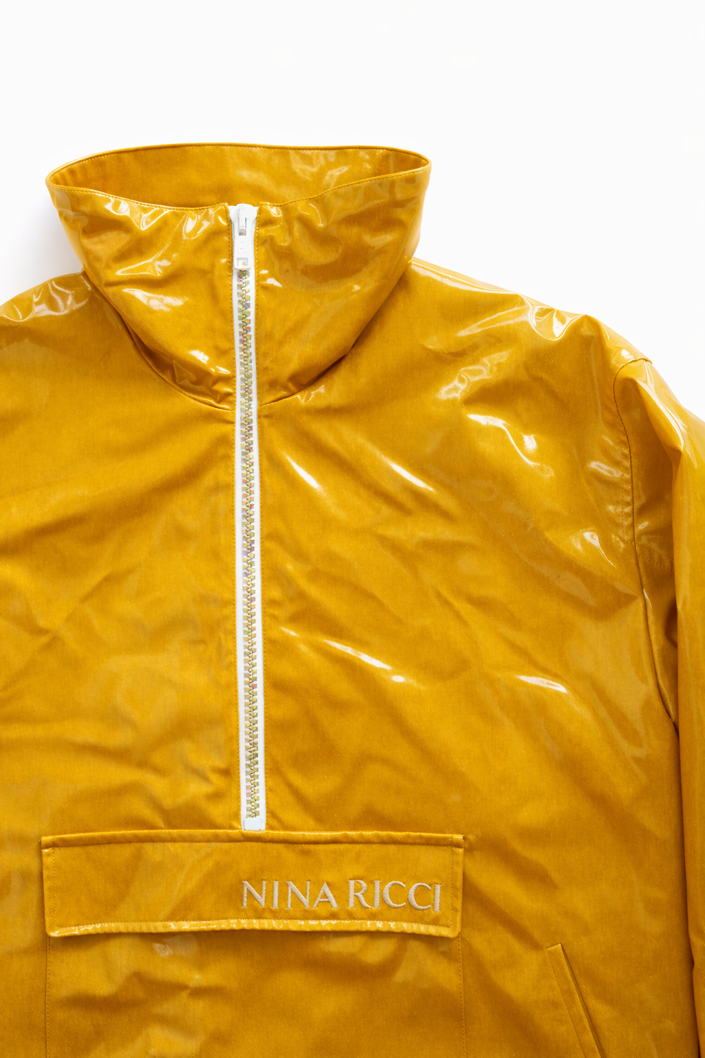NINA RICCI YELLOW VINYL RAIN JACKET