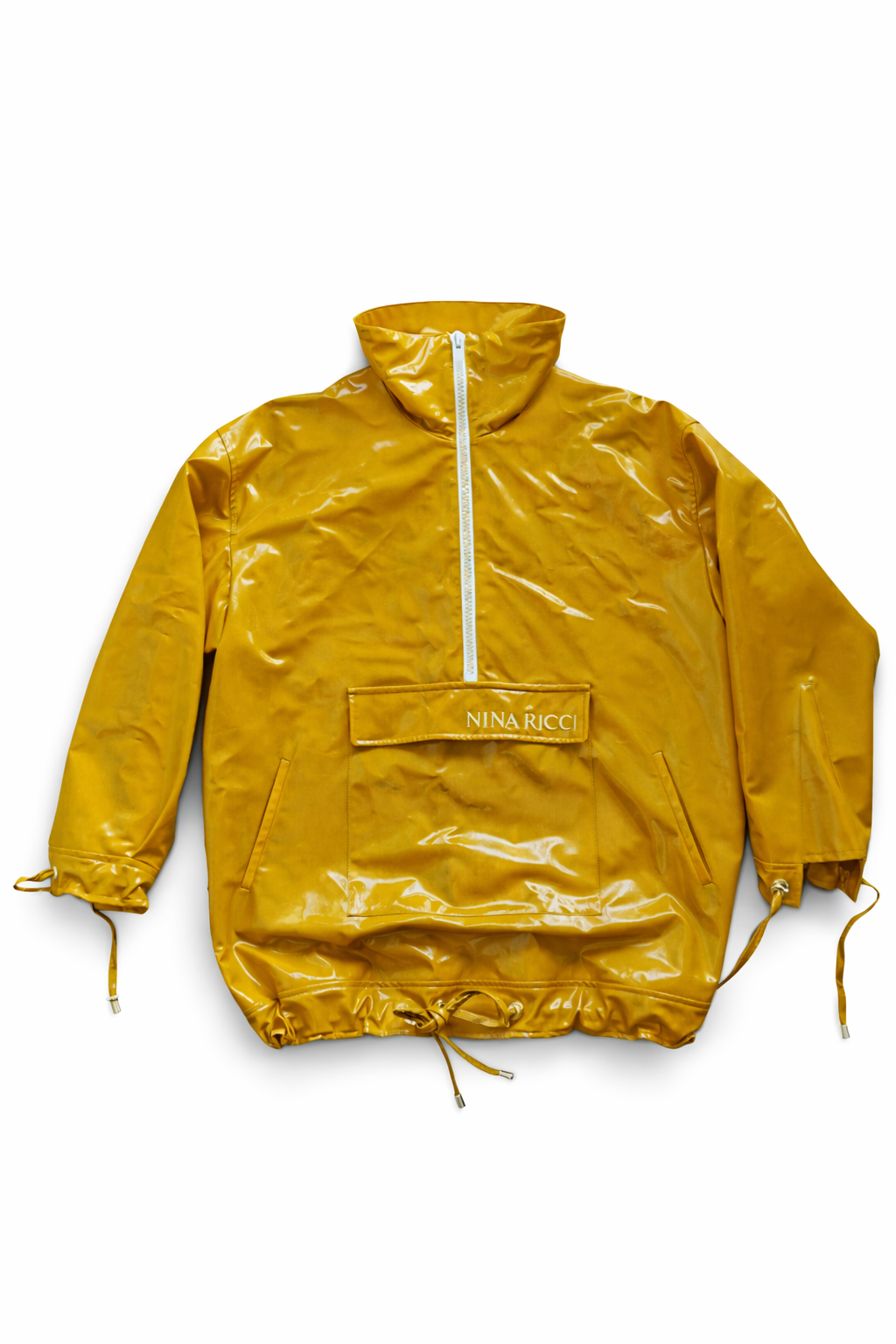 NINA RICCI YELLOW VINYL RAIN JACKET
