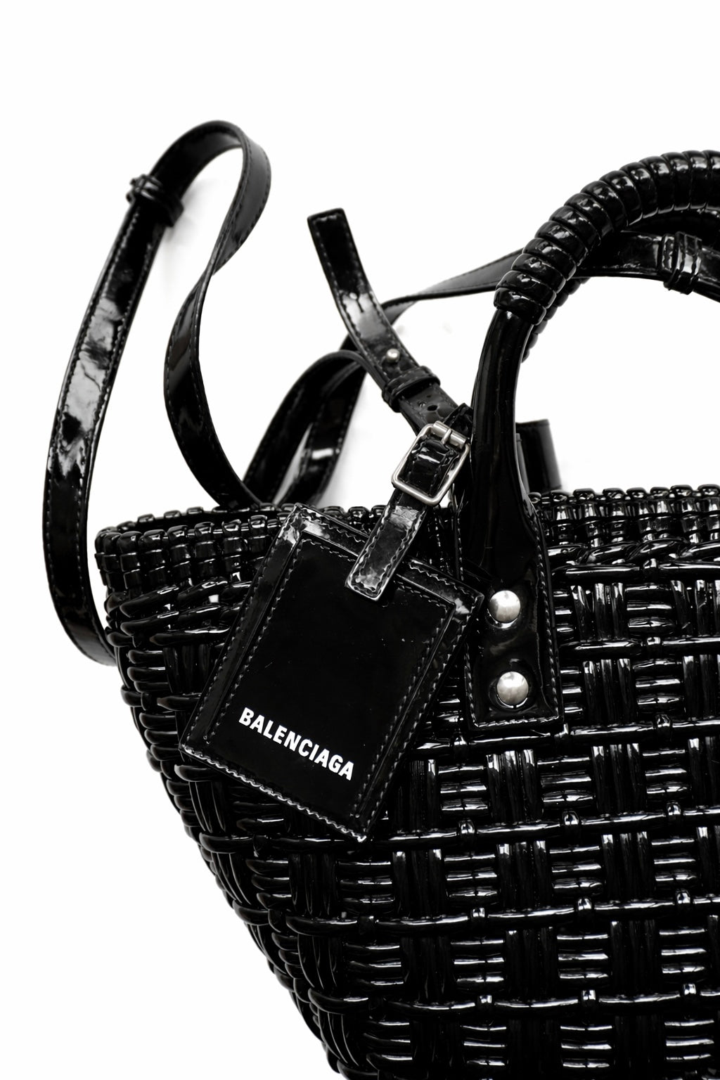 Balenciaga  Bistro Basket With Strap XS
