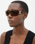 CHANEL MOTHER OF PEARL CC SUNGLASSES 5076
