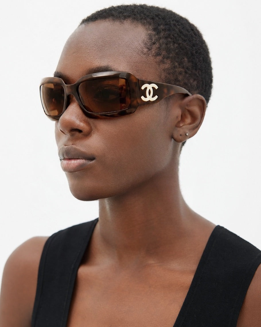 CHANEL MOTHER OF PEARL CC SUNGLASSES 5076