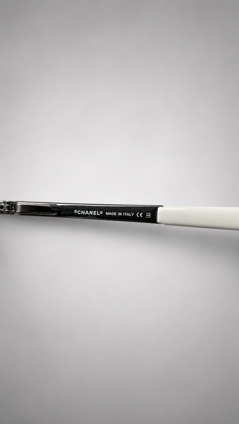 CHANEL 4160-Q Rimless Shield Chain Sunglasses