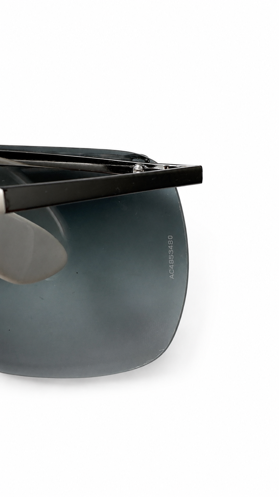 CHANEL 4160-Q Rimless Shield Chain Sunglasses
